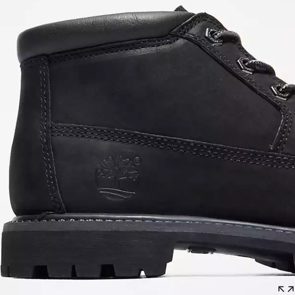 NIB Timberland Women's Nellie Warm Waterproof Chukka Boot in Black. Size 8.5 - Picture 5 of 14